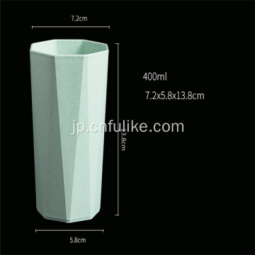八角形のカラフルなプラスチックカップ分解性カップ